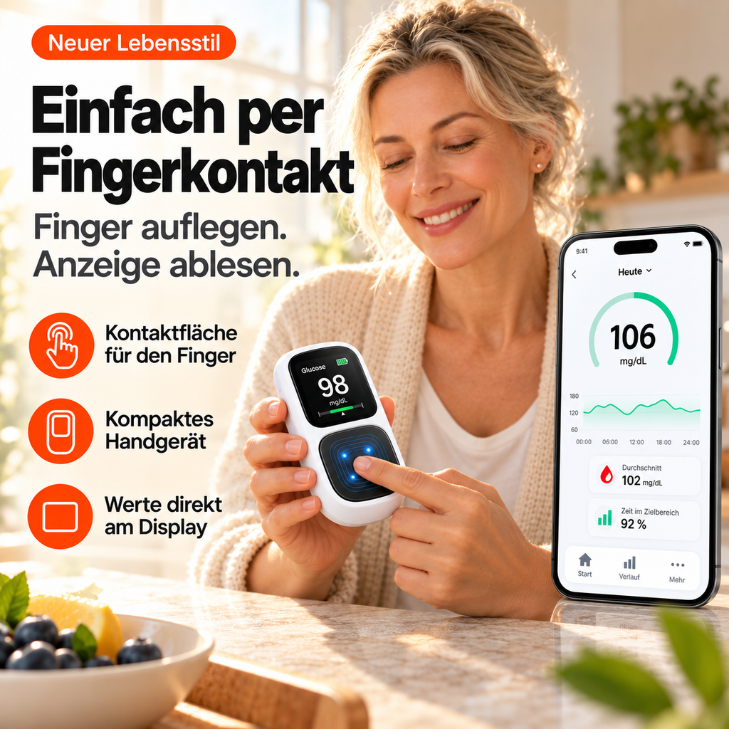 Nicht-invasives Blutzuckermessgerät